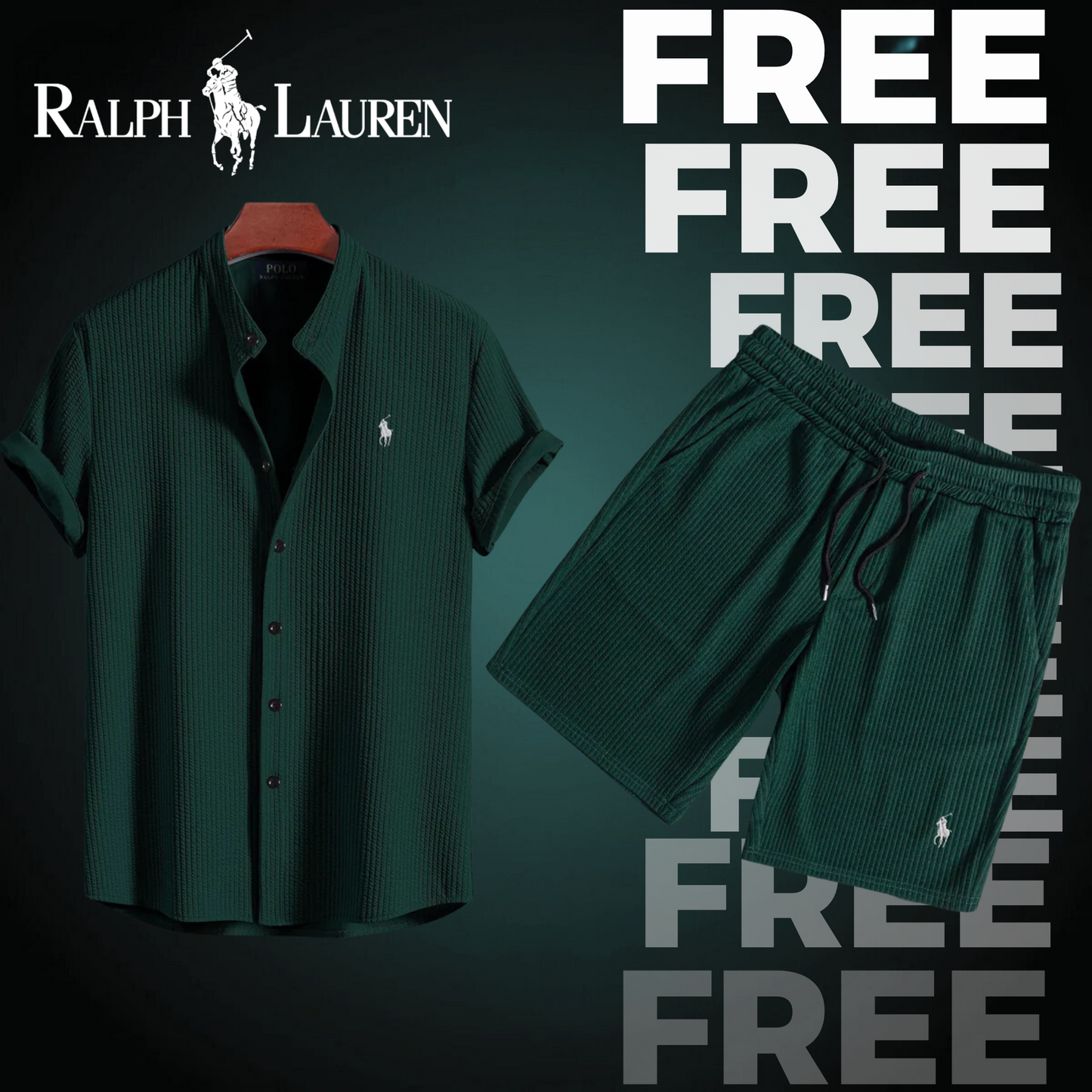 SUMMER OFFER (BUY ONE SHIRT = GET ONE PAIR OF SHORTS FREE)