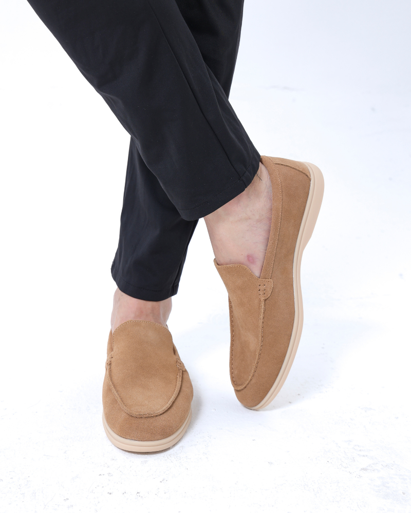Altes Geldpremium -Wildleder -Slipper