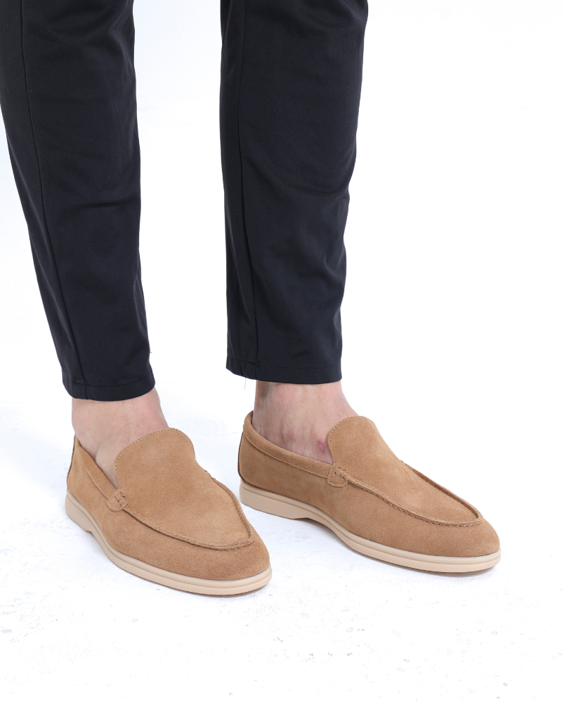 Altes Geldpremium -Wildleder -Slipper