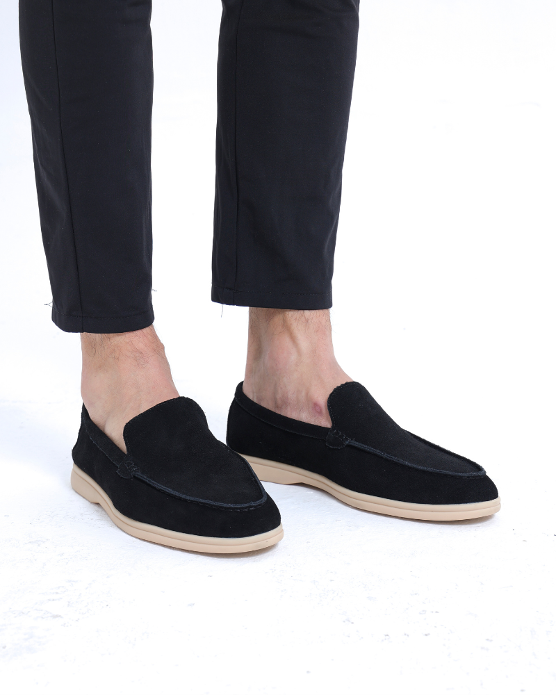 Altes Geldpremium -Wildleder -Slipper