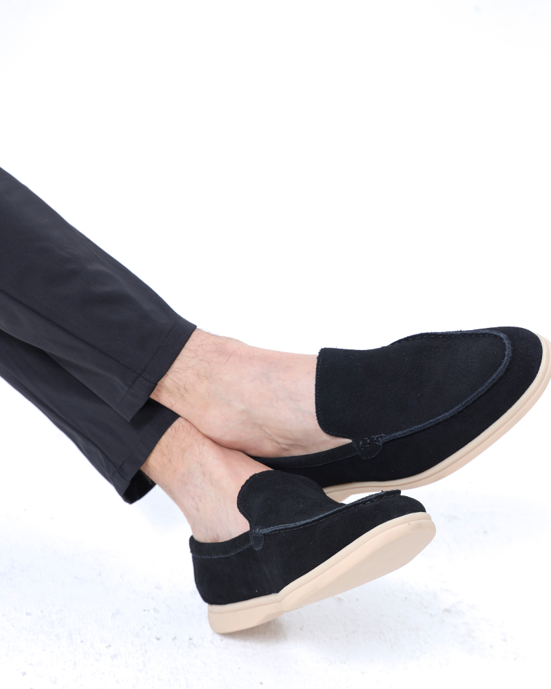 Altes Geldpremium -Wildleder -Slipper