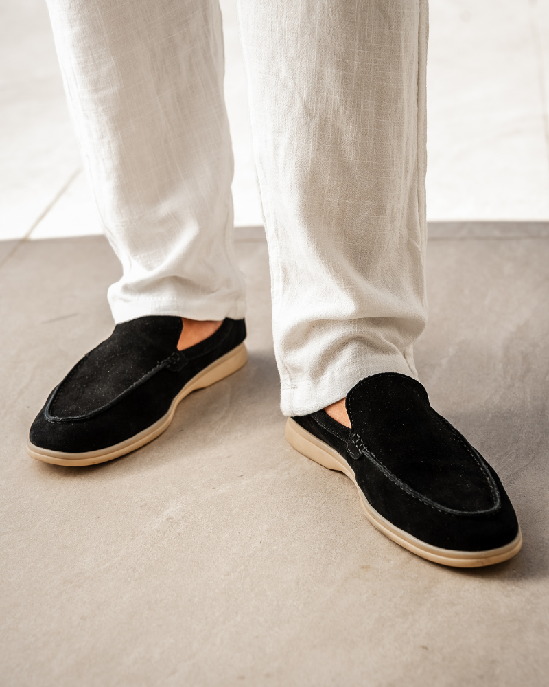 Altes Geldpremium -Wildleder -Slipper
