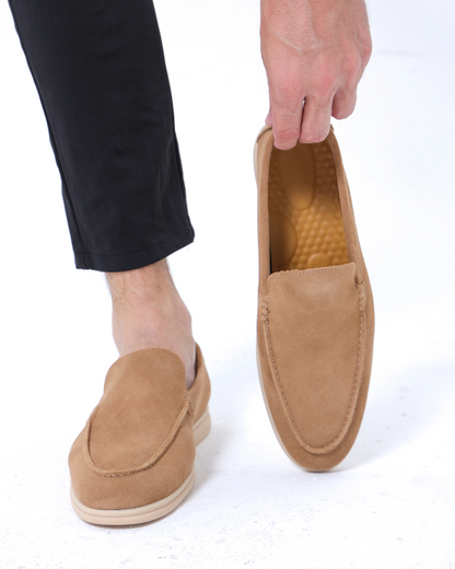 Altes Geldpremium -Wildleder -Slipper