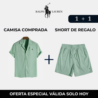 Exklusives Pack R & L: Elegantes Shirt + Geschenk kurz