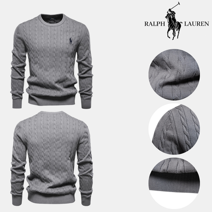R&L Premium Bestickter Baumwollpullover – Räumungsverkauf