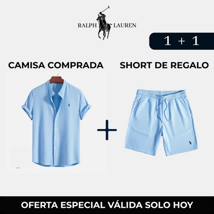 Exklusives Pack R & L: Elegantes Shirt + Geschenk kurz