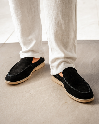 Altes Geldpremium -Wildleder -Slipper