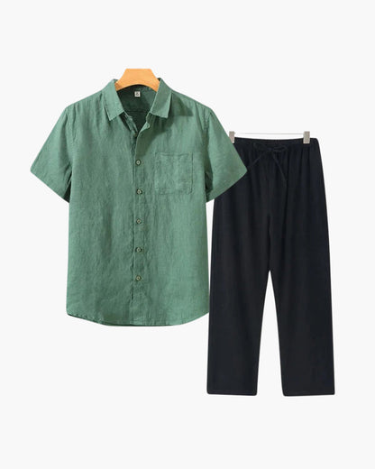 Alte Geldwäsche -Kombination (Shortsleeve)