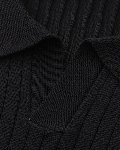 Premium gerippter Polo